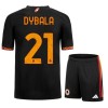 Virallinen Fanipaita + Shortsit AS Roma Dybala 21 Kolmas Pelipaita 2023-24 - Lasten